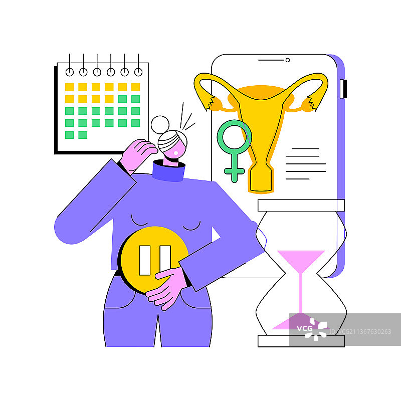 更年期抽象概念图片素材