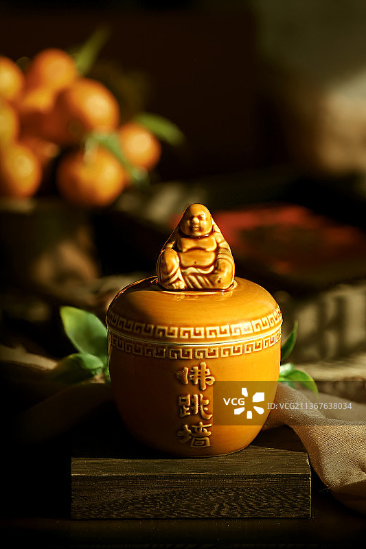 虎年吉祥！中国传统美食之佛跳墙图片素材