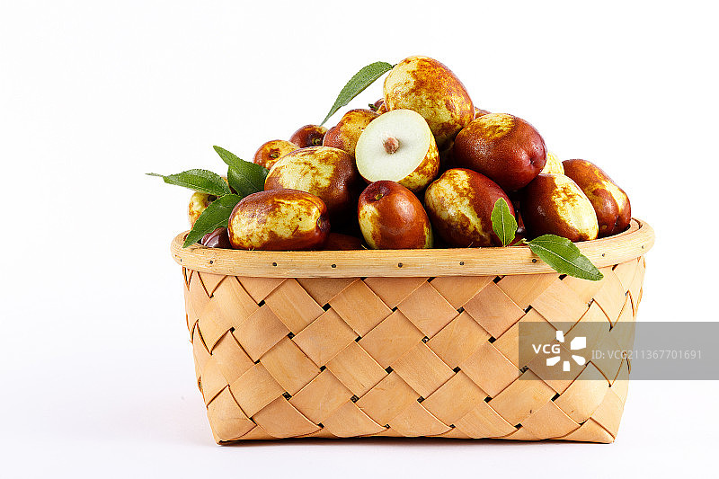 新鲜的新疆大枣图片素材