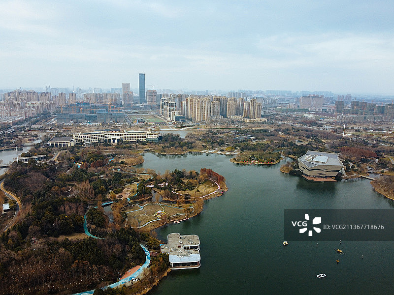 泰州 体育公园 天德湖公园 泰州中学 海军东路 绿地世纪城图片素材
