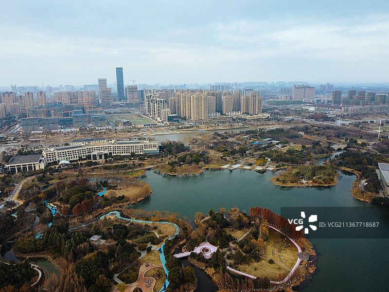 泰州 体育公园 天德湖公园 泰州中学 海军东路 绿地世纪城图片素材