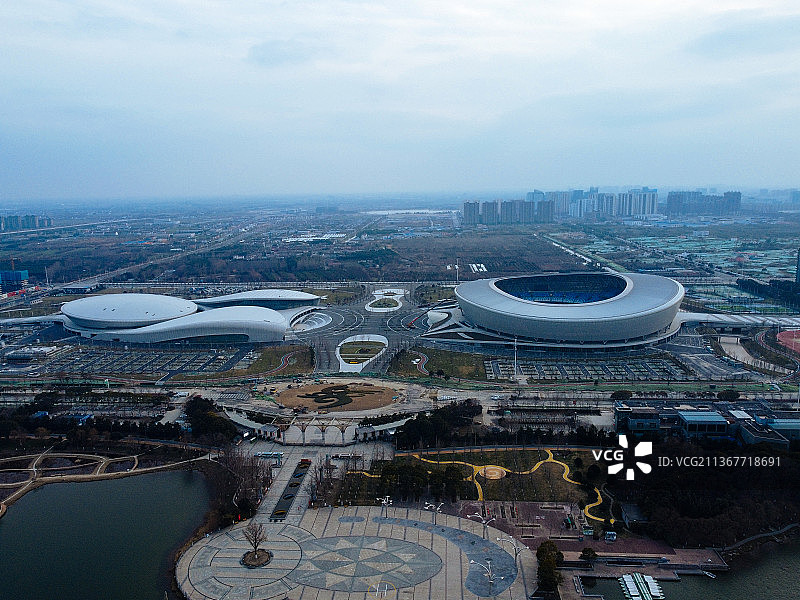 泰州 体育公园 天德湖公园 泰州中学 海军东路 绿地世纪城图片素材