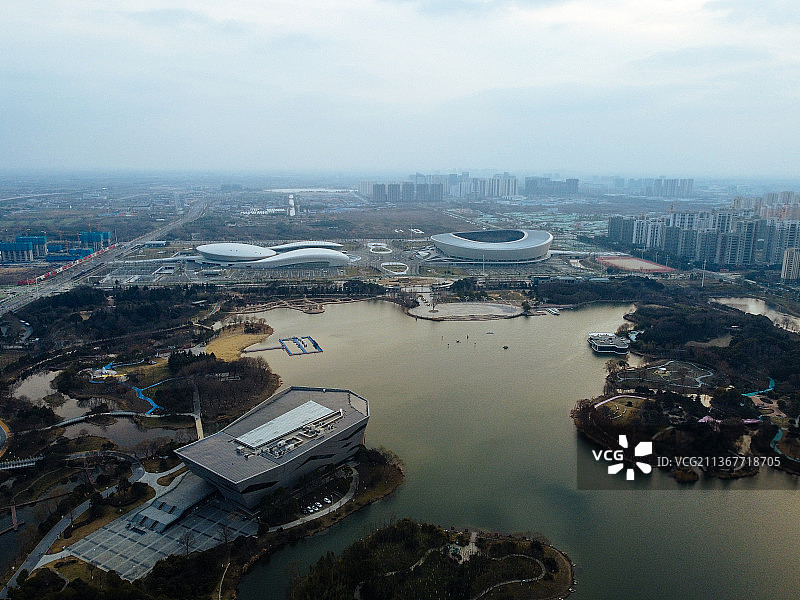 泰州 体育公园 天德湖公园 泰州中学 海军东路 绿地世纪城图片素材