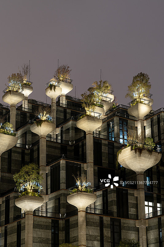 上海市 魔都 天安千树广场图片素材