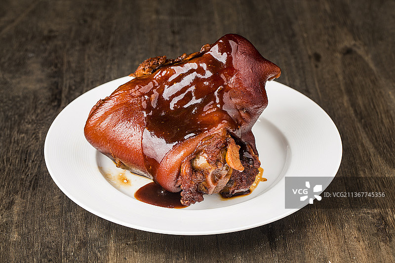 红烧猪肘图片素材