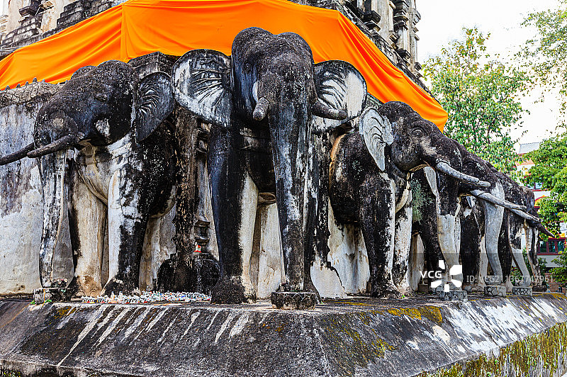 泰国清迈清曼寺图片素材