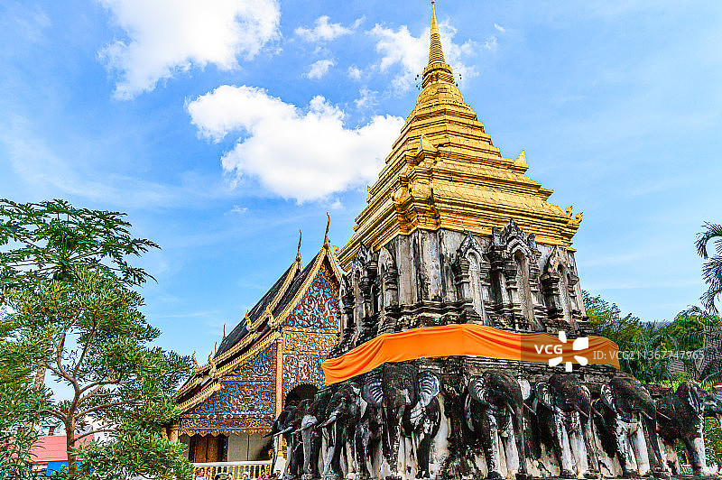 泰国清迈清曼寺图片素材