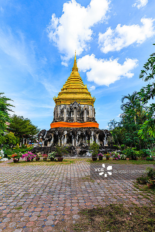 泰国清迈清曼寺图片素材