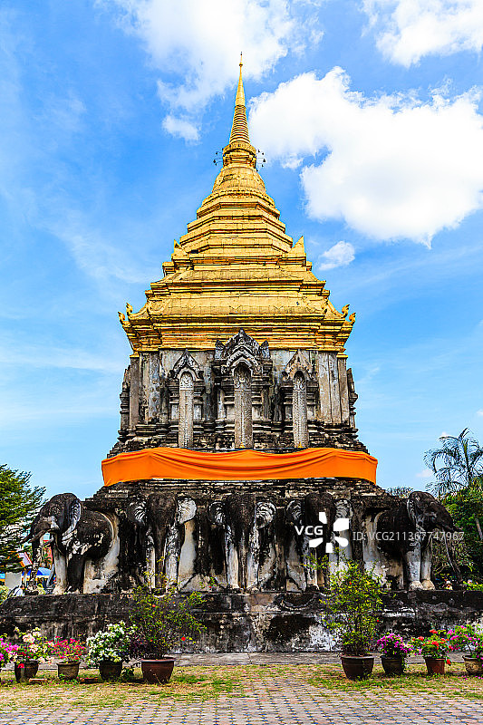 泰国清迈清曼寺图片素材
