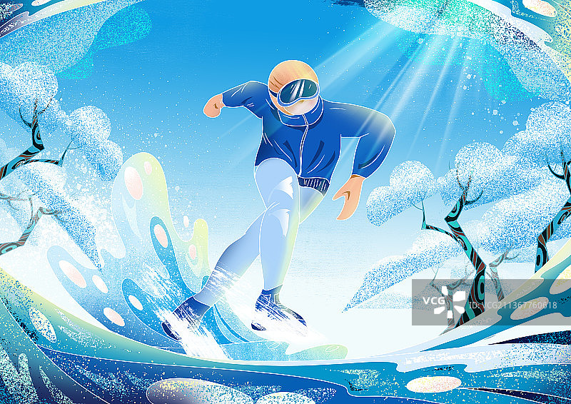 短道速滑图片素材