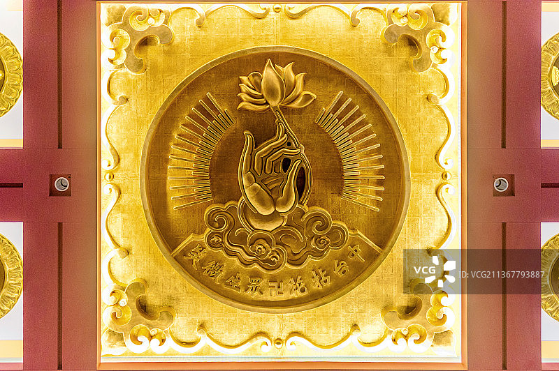 中国台湾南投中台禅寺内景图片素材