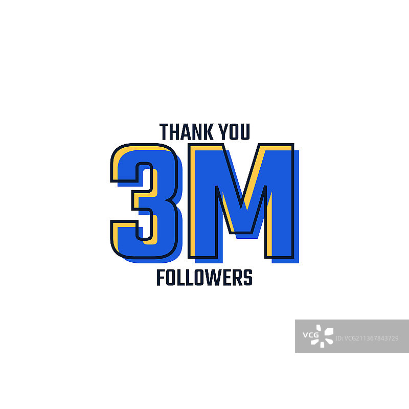 感谢400万粉丝庆祝卡片图片素材