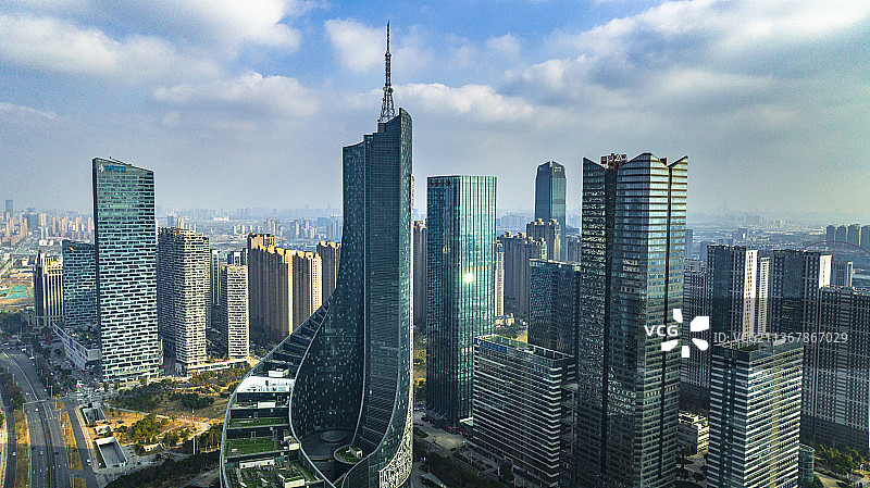 合肥市天鹅湖 绿轴公园图片素材