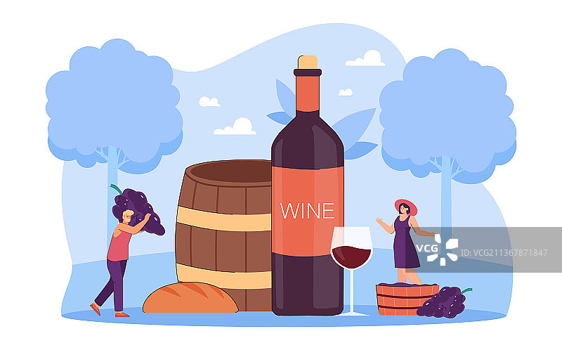 藤蔓生产中的卡通人物图片素材