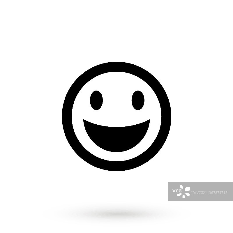微笑图标图片素材