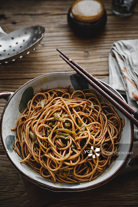 武汉小吃过早热干面图片素材