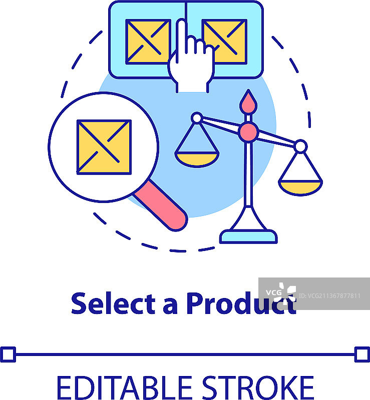 精选产品概念图标图片素材