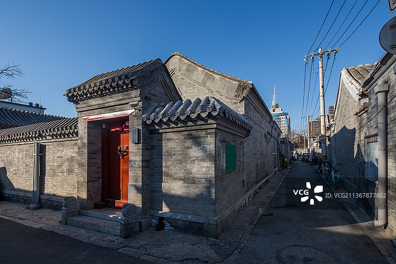 北京胡同民居图片素材