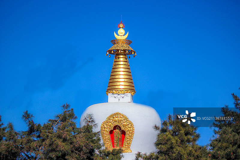 沈阳市北塔白塔特写镜头图片素材