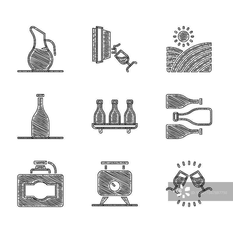 葡萄酒发酵葡萄图片素材