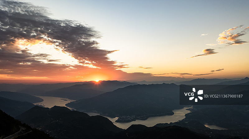 瞿塘峡风光图片素材