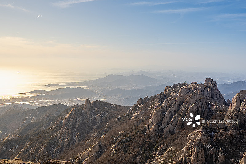 山东青岛崂山巨峰风景区图片素材