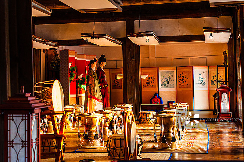 韩国首尔南山谷韩屋村图片素材