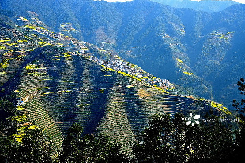 高山梯地图片素材