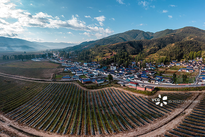 四川省凉山布拖农业种植基地图片素材