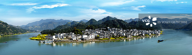 新安江山水画廊图片素材