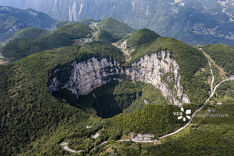 重庆奉节天坑地缝图片素材