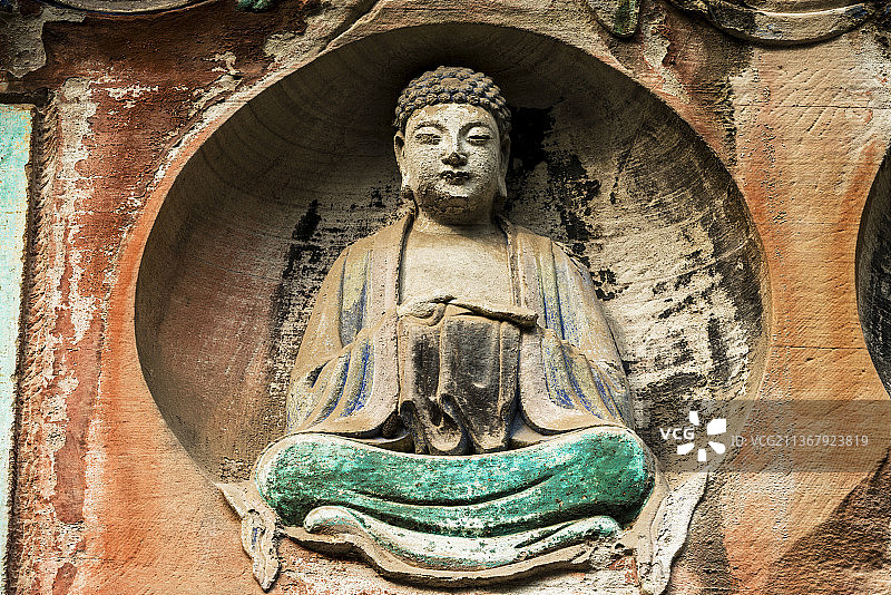 中国 重庆 大足石刻图片素材