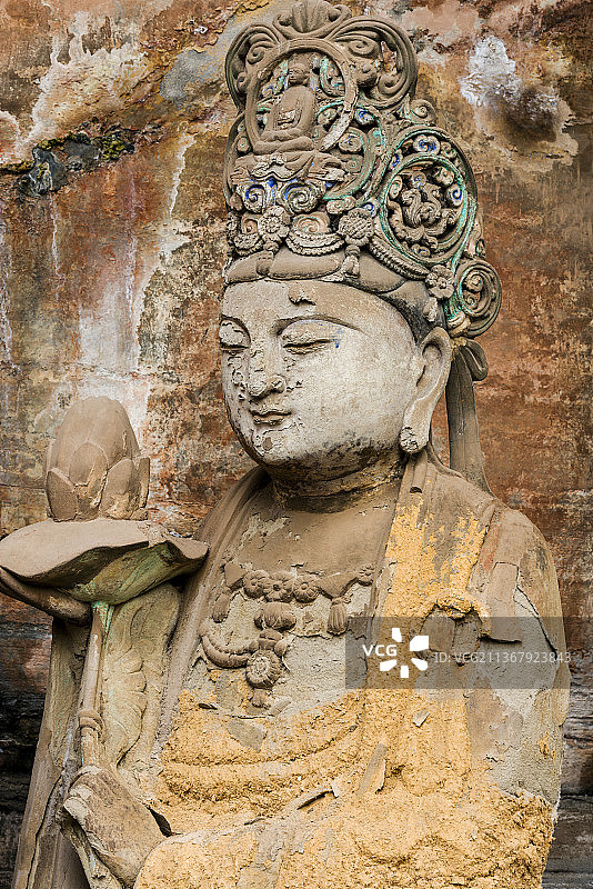 中国 重庆 大足石刻图片素材