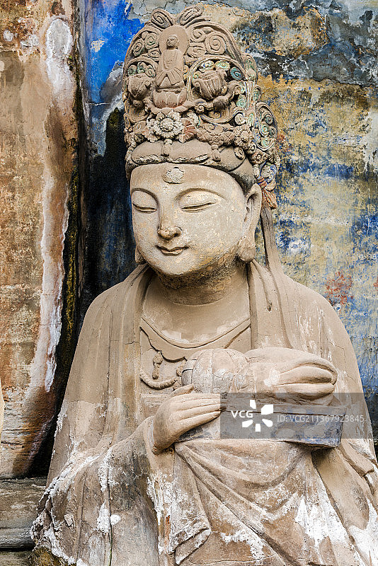 中国 重庆 大足石刻图片素材