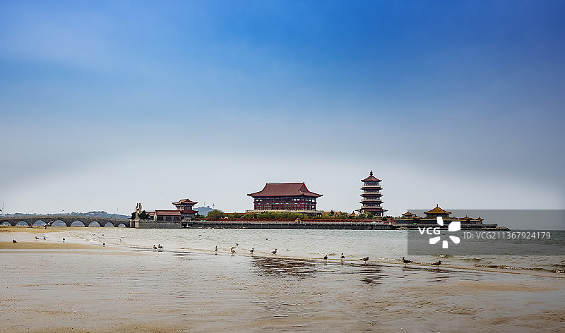 八仙渡在山东省烟台蓬莱市海滨路东8号图片素材