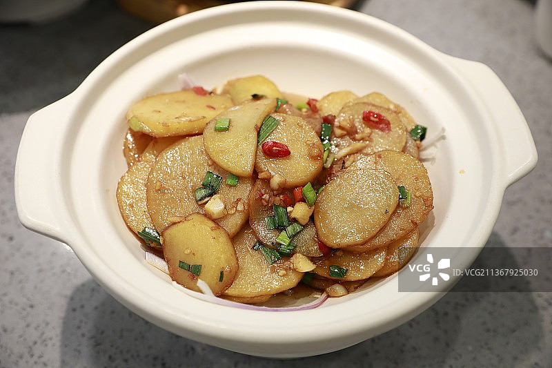 砂窝土豆片图片素材