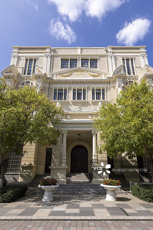 北京前门大街-北京坊-劝业场图片素材