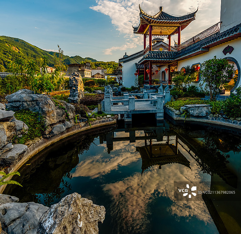 农家小院图片素材