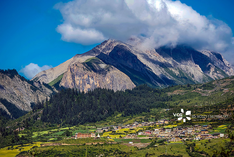 甘肃甘南扎尕那图片素材
