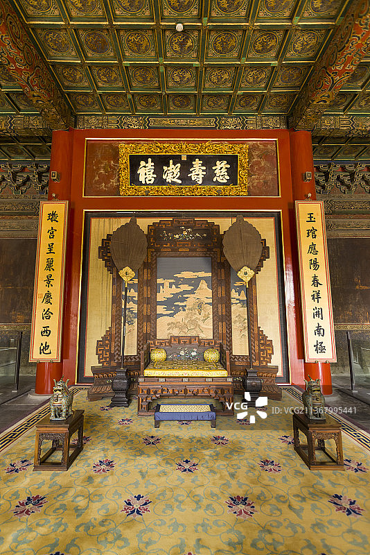 北京故宫寿康宫内景图片素材