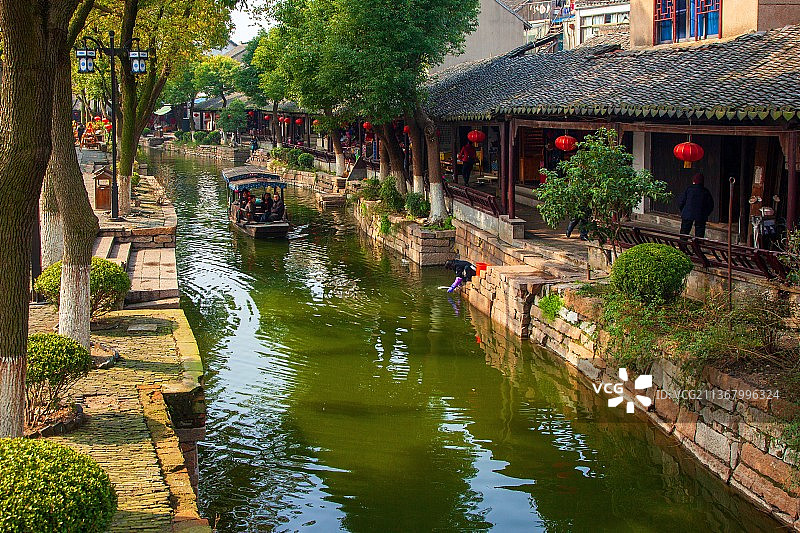 江南水乡甪直图片素材