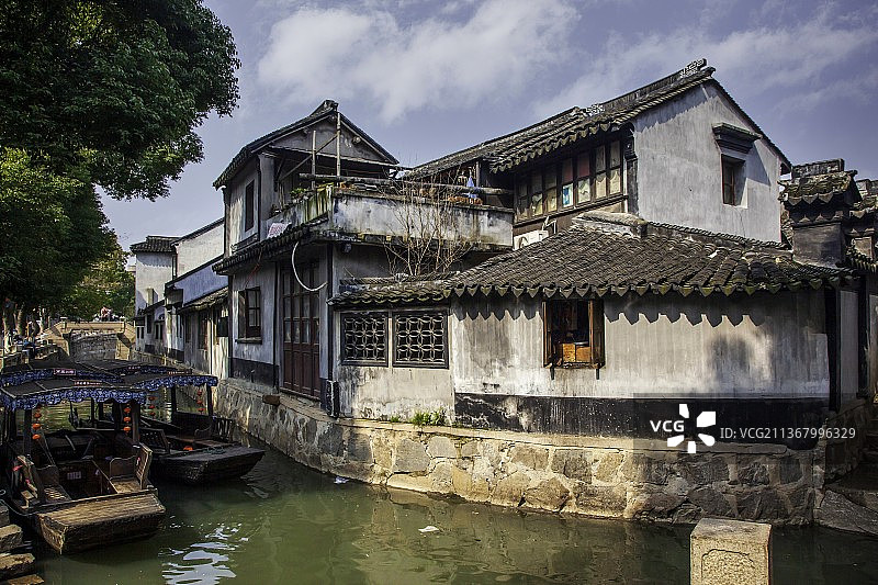 江南水乡甪直图片素材