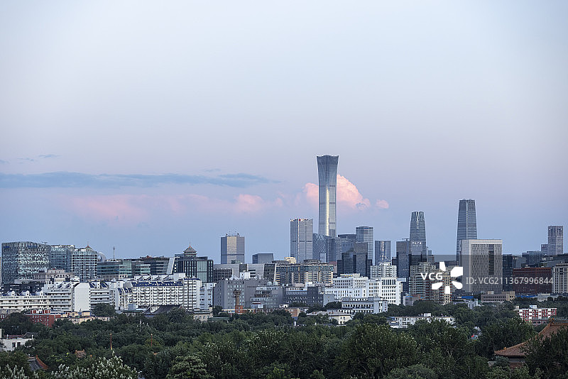 北京CBD北京中信大厦图片素材