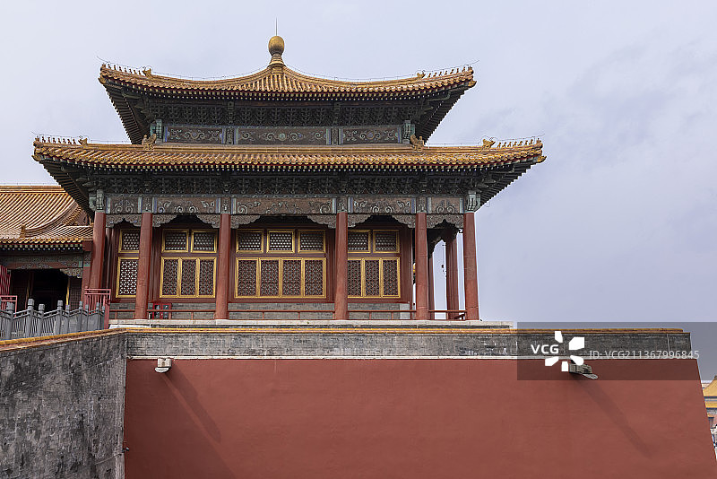 北京故宫午门东北角图片素材