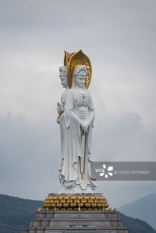 三亚南山南海观音图片素材