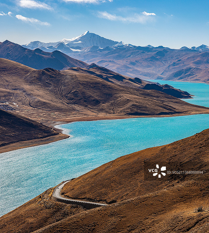 西藏羊卓雍错图片素材