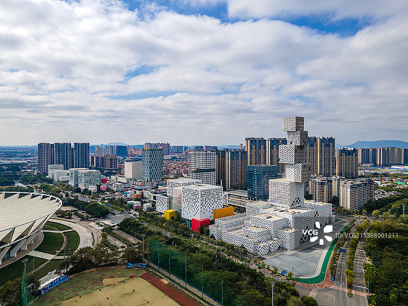 中国佛山坊塔建筑群图片素材