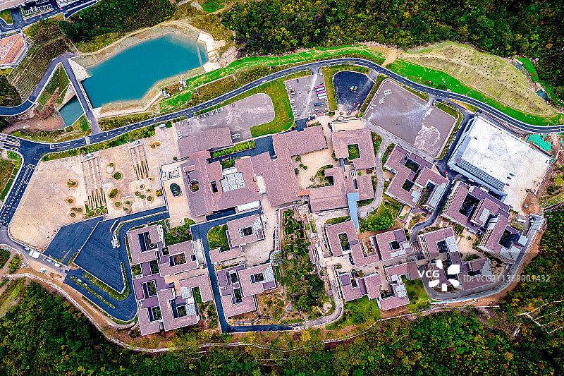 “ 延庆冬奥村”航拍：2022北京冬奥会和冬残奥会比赛场地图片素材