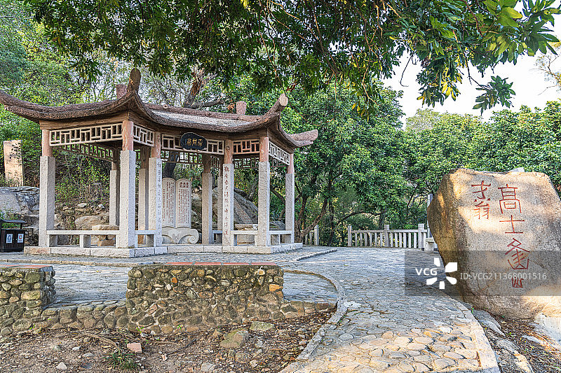 泉州市南安市丰州镇九日山秦君亭图片素材
