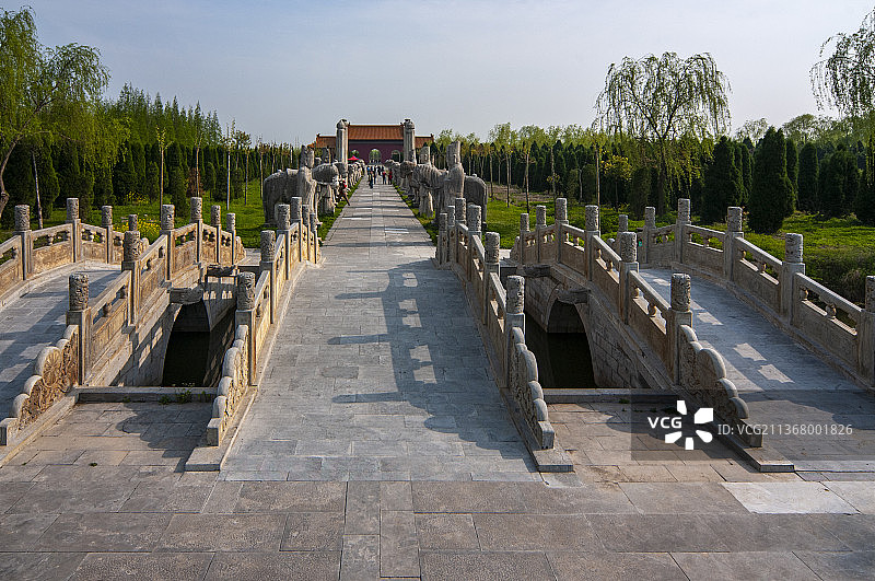 江苏省淮安市明祖陵石刻图片素材